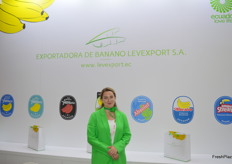 Kseniya Shnitko, who is based in Belarus, is from Leveport Ecuador who are banana exporters to Russia, the Middle East and Asia with growing volumes to more countries.